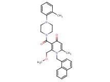 2-(methoxymethyl)-6-methyl-3-{[4-(2-methylphenyl)-1-piperazinyl]carbonyl}-1-(1-naphthylmethyl)-4(1H)-pyridinone