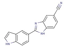 2-(1H-indol-5-yl)-1H-benzimidazole-5-carbonitrile