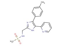 N-{[4-(4-methylphenyl)-5-pyridin-2-yl-1H-imidazol-2-yl]methyl}methanesulfonamide