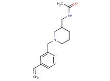 N-{[1-(3-vinylbenzyl)piperidin-3-yl]methyl}acetamide