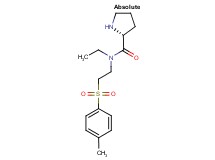 N-ethyl-N-{2-[(4-methylphenyl)sulfonyl]ethyl}-D-prolinamide