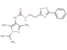 N-(1-isopropyl-3,5-dimethyl-1H-pyrazol-4-yl)-N'-[2-(5-phenyl-1,2,4-oxadiazol-3-yl)ethyl]urea