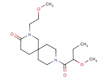 9-(2-methoxybutanoyl)-2-(2-methoxyethyl)-2,9-diazaspiro[5.5]undecan-3-one