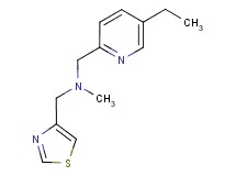 1-(5-ethylpyridin-2-yl)-N-methyl-N-(1,3-thiazol-4-ylmethyl)methanamine