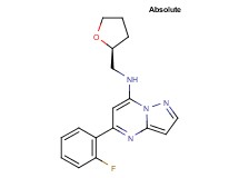 5-(2-fluorophenyl)-N-[(2S)-tetrahydrofuran-2-ylmethyl]pyrazolo[1,5-a]pyrimidin-7-amine