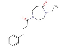 4-ethyl-1-(4-phenylbutanoyl)-1,4-diazepan-5-one