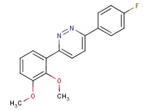 3-(2,3-dimethoxyphenyl)-6-(4-fluorophenyl)pyridazine