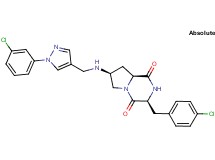 (3S,7S,8aS)-3-(4-chlorobenzyl)-7-({[1-(3-chlorophenyl)-1H-pyrazol-4-yl]methyl}amino)hexahydropyrrolo[1,2-a]pyrazine-1,4-dione