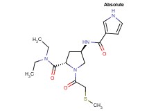 (4R)-N,N-diethyl-1-[(methylthio)acetyl]-4-[(1H-pyrrol-3-ylcarbonyl)amino]-L-prolinamide