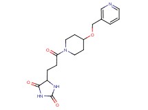 5-{3-oxo-3-[4-(3-pyridinylmethoxy)-1-piperidinyl]propyl}-2,4-imidazolidinedione