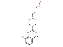 N-(2-chloro-6-methylphenyl)-4-(3-methoxypropyl)piperazine-1-carboxamide