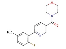 4-{[6-(2-fluoro-5-methylphenyl)pyridin-3-yl]carbonyl}morpholine