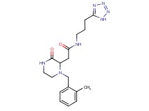 2-[1-(2-methylbenzyl)-3-oxo-2-piperazinyl]-N-[3-(1H-tetrazol-5-yl)propyl]acetamide