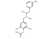 2,6-dimethyl-4-({methyl[1-methyl-2-(4-methylpyridin-2-yl)ethyl]amino}methyl)phenyl acetate
