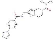 2-({[4-(1H-imidazol-1-yl)benzoyl]amino}methyl)-N,N-dimethyl-6,7-dihydropyrazolo[1,5-a]pyrazine-5(4H)-carboxamide
