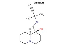 (1R,9aR)-1-{[(1,1-dimethylprop-2-yn-1-yl)amino]methyl}octahydro-2H-quinolizin-1-ol