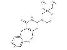 2-(2,2-diethylmorpholin-4-yl)-5,11-dihydro[1]benzoxepino[3,4-d]pyrimidin-4(3H)-one