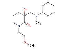 3-{[cyclohexyl(methyl)amino]methyl}-3-hydroxy-1-(2-methoxyethyl)-2-piperidinone