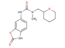 N-methyl-N'-(2-oxo-2,3-dihydro-1,3-benzoxazol-6-yl)-N-(tetrahydro-2H-pyran-2-ylmethyl)urea