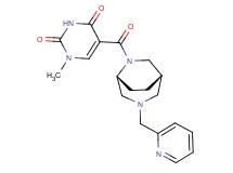 1-methyl-5-{[(1S*,5R*)-3-(2-pyridinylmethyl)-3,6-diazabicyclo[3.2.2]non-6-yl]carbonyl}-2,4(1H,3H)-pyrimidinedione