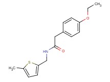2-(4-ethoxyphenyl)-N-[(5-methyl-2-thienyl)methyl]acetamide