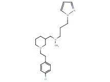 ({1-[2-(4-chlorophenyl)ethyl]-3-piperidinyl}methyl)methyl[3-(1H-pyrazol-1-yl)propyl]amine