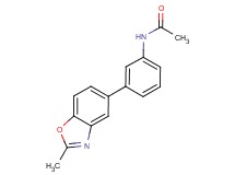 N-[3-(2-methyl-1,3-benzoxazol-5-yl)phenyl]acetamide