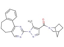 2-[4-(2-azabicyclo[2.2.1]hept-2-ylcarbonyl)-5-methyl-1H-pyrazol-1-yl]-6,7-dihydro-5H-benzo[6,7]cyclohepta[1,2-d]pyrimidine