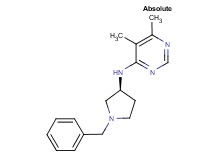 N-[(3S)-1-benzylpyrrolidin-3-yl]-5,6-dimethylpyrimidin-4-amine