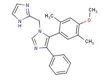 1-(1H-imidazol-2-ylmethyl)-5-(4-methoxy-2,5-dimethylphenyl)-4-phenyl-1H-imidazole