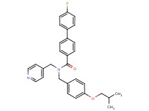 4'-fluoro-N-(4-isobutoxybenzyl)-N-(4-pyridinylmethyl)-4-biphenylcarboxamide
