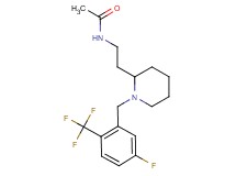 N-(2-{1-[5-fluoro-2-(trifluoromethyl)benzyl]-2-piperidinyl}ethyl)acetamide
