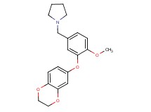 1-[3-(2,3-dihydro-1,4-benzodioxin-6-yloxy)-4-methoxybenzyl]pyrrolidine