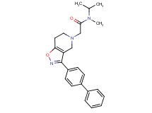 2-(3-biphenyl-4-yl-6,7-dihydroisoxazolo[4,5-c]pyridin-5(4H)-yl)-N-isopropyl-N-methylacetamide