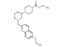 ethyl 4-{1-[(6-ethoxy-2-quinolinyl)methyl]-3-piperidinyl}-1-piperazinecarboxylate