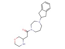 1-(2,3-dihydro-1H-inden-2-yl)-4-(3-morpholinylacetyl)-1,4-diazepane dihydrochloride
