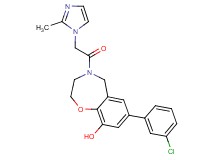 7-(3-chlorophenyl)-4-[(2-methyl-1H-imidazol-1-yl)acetyl]-2,3,4,5-tetrahydro-1,4-benzoxazepin-9-ol