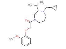 1-(cyclopropylmethyl)-2-isopropyl-4-[(2-methoxyphenoxy)acetyl]-1,4-diazepane