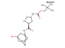 2,2-dimethylpropyl ((3R,5S)-5-{[(3-hydroxy-1-adamantyl)amino]carbonyl}pyrrolidin-3-yl)carbamate