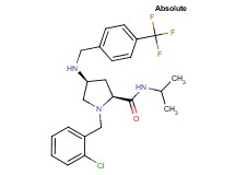 (4S)-1-(2-chlorobenzyl)-N-isopropyl-4-{[4-(trifluoromethyl)benzyl]amino}-L-prolinamide