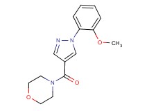 4-{[1-(2-methoxyphenyl)-1H-pyrazol-4-yl]carbonyl}morpholine