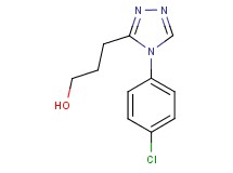 3-[4-(4-chlorophenyl)-4H-1,2,4-triazol-3-yl]propan-1-ol