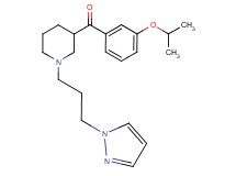 (3-isopropoxyphenyl){1-[3-(1H-pyrazol-1-yl)propyl]-3-piperidinyl}methanone