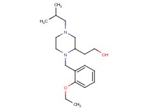 2-[1-(2-ethoxybenzyl)-4-isobutyl-2-piperazinyl]ethanol