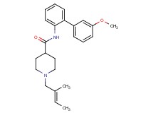 N-(3'-methoxy-2-biphenylyl)-1-[(2E)-2-methyl-2-buten-1-yl]-4-piperidinecarboxamide