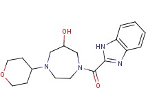 1-(1H-benzimidazol-2-ylcarbonyl)-4-(tetrahydro-2H-pyran-4-yl)-1,4-diazepan-6-ol