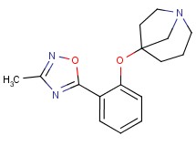 5-[2-(3-methyl-1,2,4-oxadiazol-5-yl)phenoxy]-1-azabicyclo[3.2.1]octane