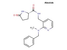 N-({2-[benzyl(methyl)amino]-3-pyridinyl}methyl)-5-oxo-L-prolinamide