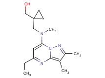 (1-{[(5-ethyl-2,3-dimethylpyrazolo[1,5-a]pyrimidin-7-yl)(methyl)amino]methyl}cyclopropyl)methanol