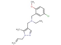 N-[(1-allyl-5-methyl-1H-pyrazol-4-yl)methyl]-N-(5-chloro-2-methoxybenzyl)ethanamine